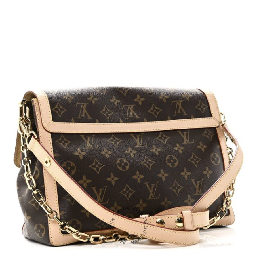 Túi Xách Đeo Chéo Louis Vuitton Monogram Dauphine Soft GM NSBD600