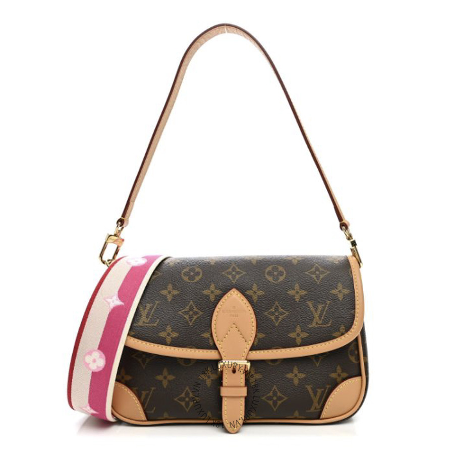 Túi Xách Đeo Chéo Louis Vuitton Monogram Diane Fuchsia NSBD546