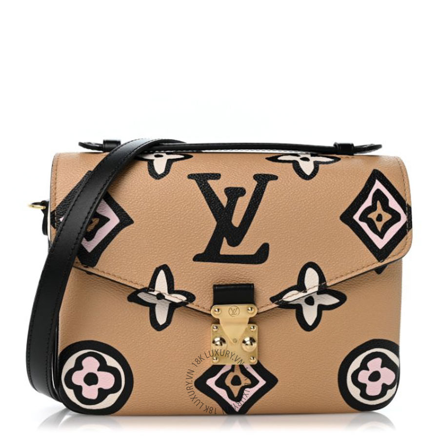 Túi Xách Đeo Chéo Louis Vuitton Monogram Giant Wild At Heart Pochette Metis Arizona MNGR429