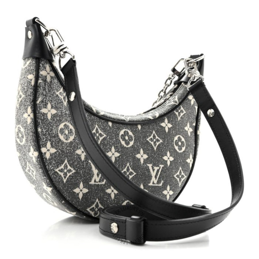 Túi Xách Đeo Chéo Louis Vuitton Monogram Jacquard Denim Loop Bleu MNGR005