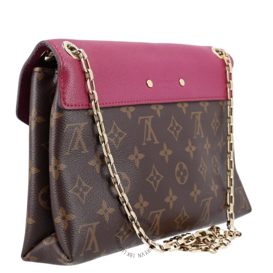 Túi Xách Đeo Chéo Louis Vuitton Monogram Pallas Chain Grape NSBD148