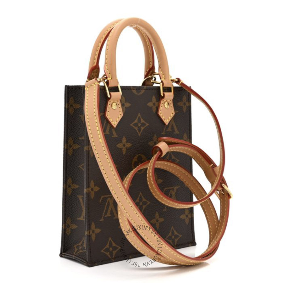 Túi Xách Đeo Chéo Louis Vuitton Monogram Petit Sac Plat NSBD084