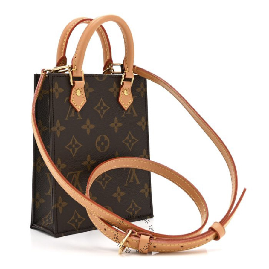 Túi Xách Đeo Chéo Louis Vuitton Monogram Petit Sac Plat NSBD300