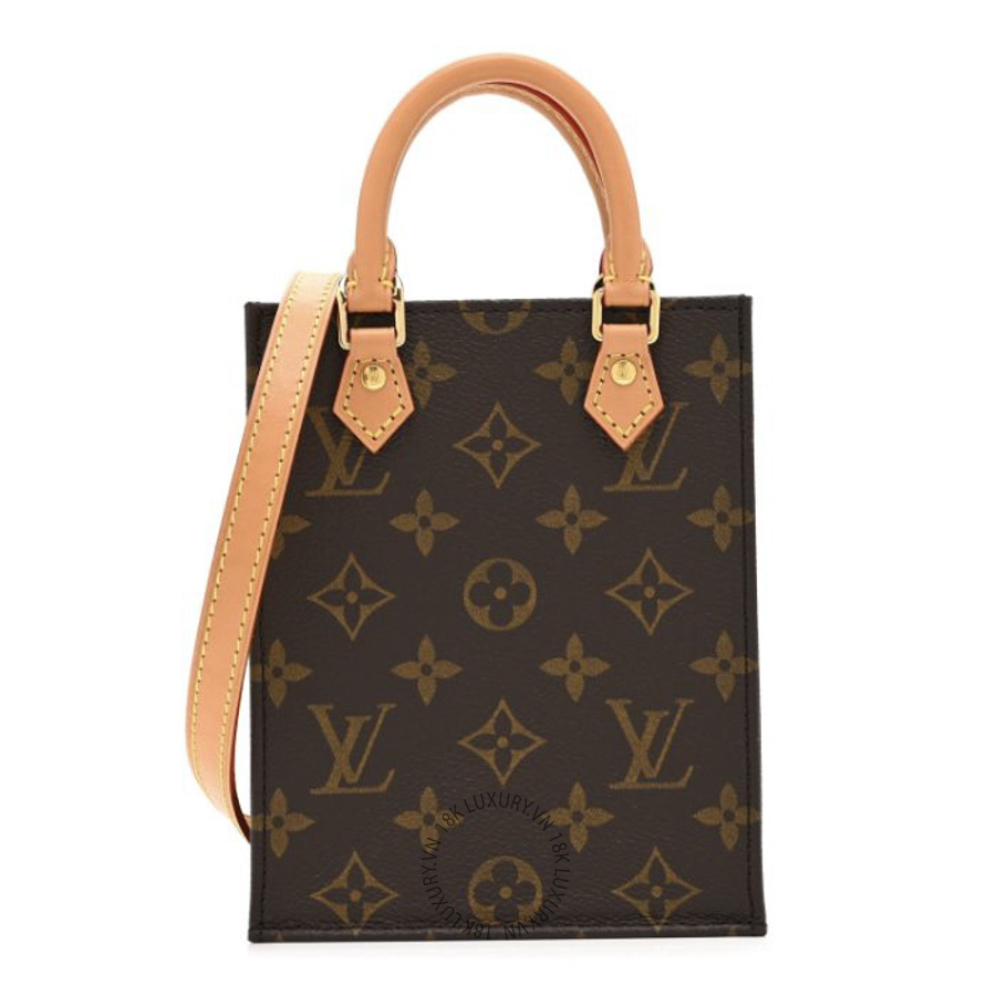 Túi Xách Đeo Chéo Louis Vuitton Monogram Petit Sac Plat NSBD300