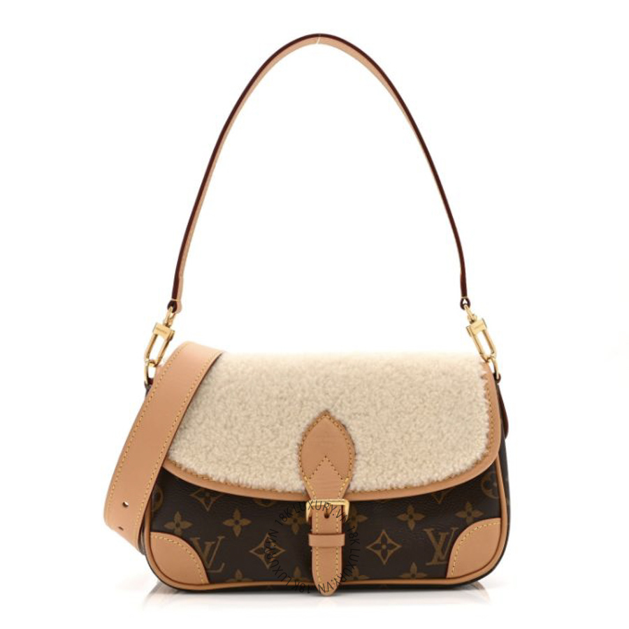 Túi Xách Đeo Chéo Louis Vuitton Monogram Shearling Diane NM NSBD832