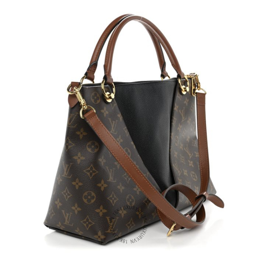 Túi Xách Đeo Chéo Louis Vuitton Monogram V Tote MM Black MNGR691