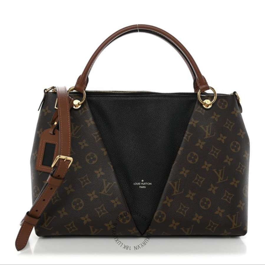 Túi Xách Đeo Chéo Louis Vuitton Monogram V Tote MM Black MNGR691