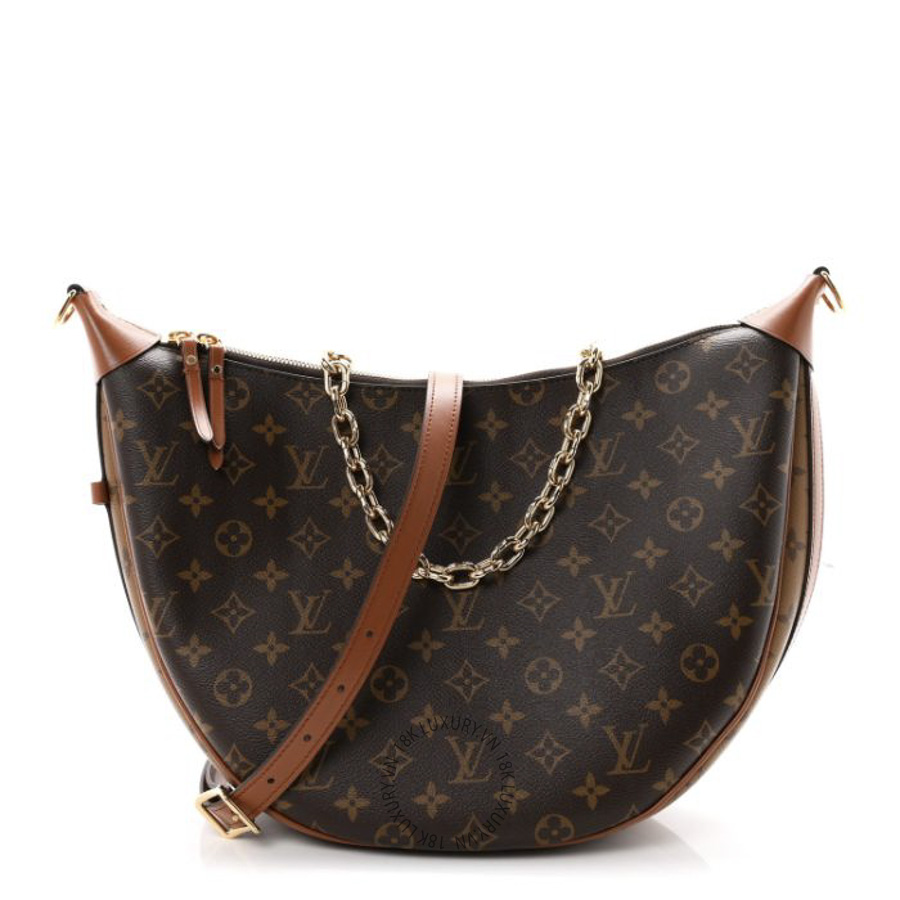 Túi Xách Đeo Chéo Louis Vuitton Reverse Monogram Loop Hobo NSBD047