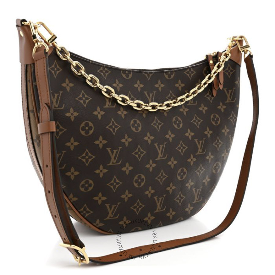 Túi Xách Đeo Chéo Louis Vuitton Reverse Monogram Loop Hobo NSBD629