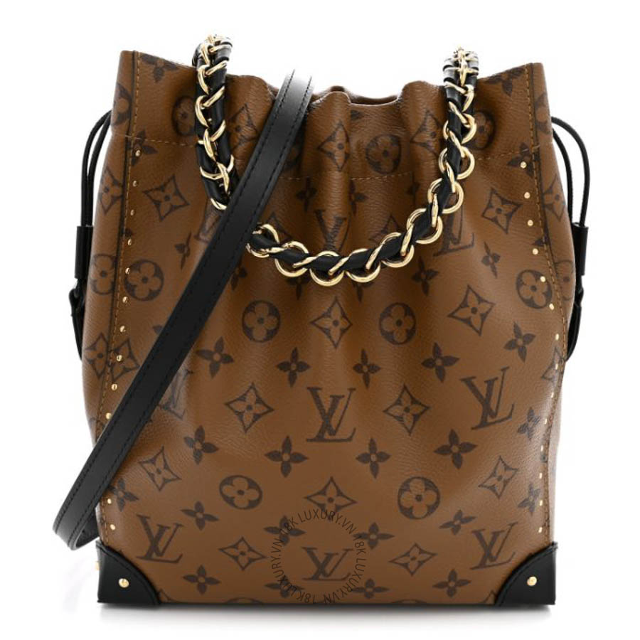 Túi Xách Đeo Chéo Louis Vuitton Reverse Monogram Noe Trunk PM QWE1854