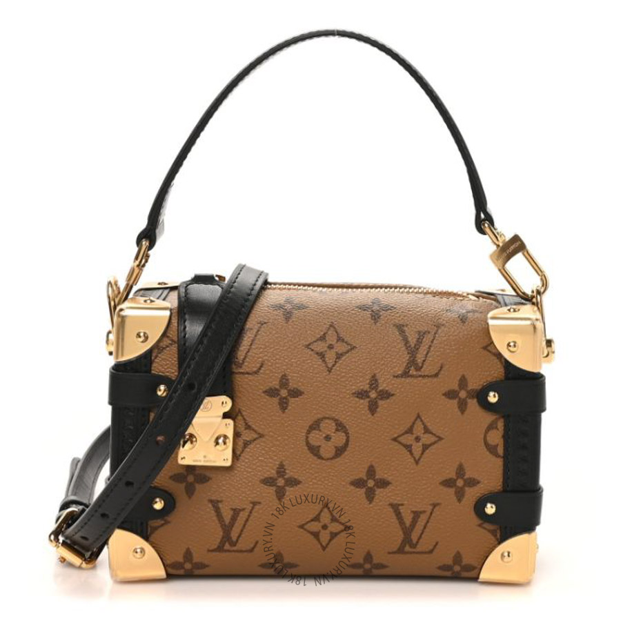 Túi xách đeo chéo Louis Vuitton Reverse Monogram Side Trunk PM QWE1060