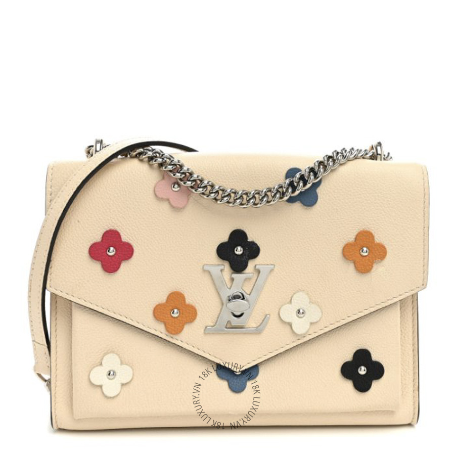 Túi Xách Đeo Chéo Louis Vuitton Soft Calfskin My Lockme BB Fleurs Multicolor NSBD208