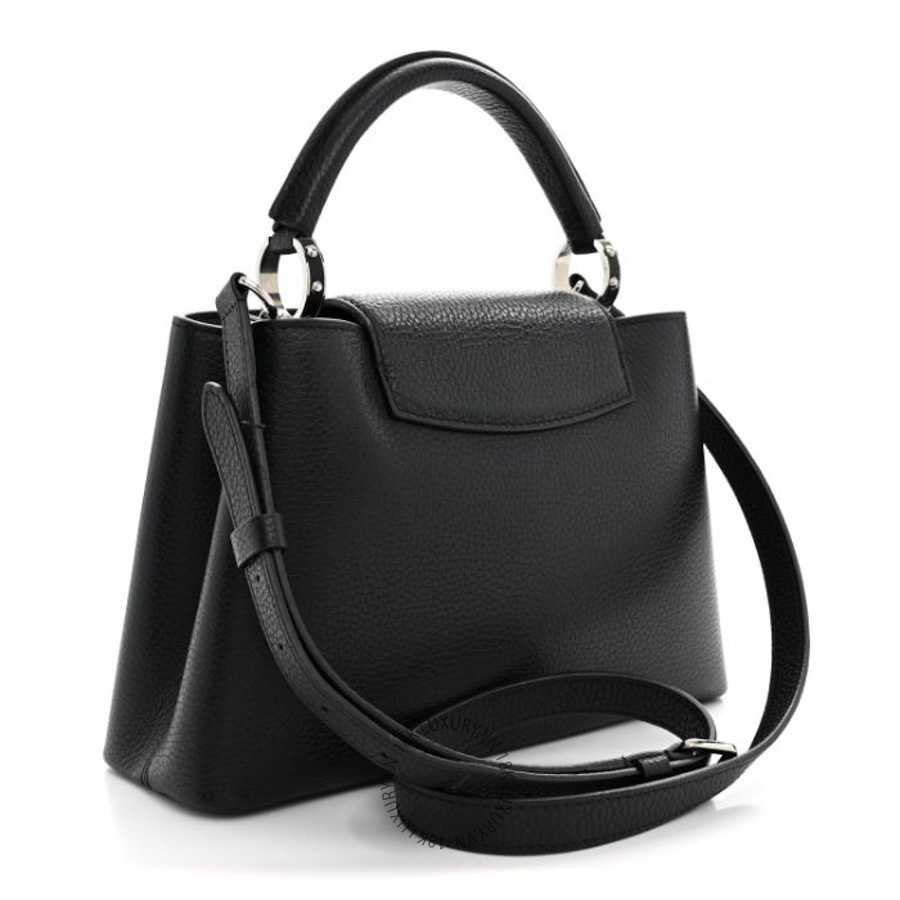 Túi Xách Đeo Chéo Louis Vuitton Taurillon Capucines BB Black MNGR779
