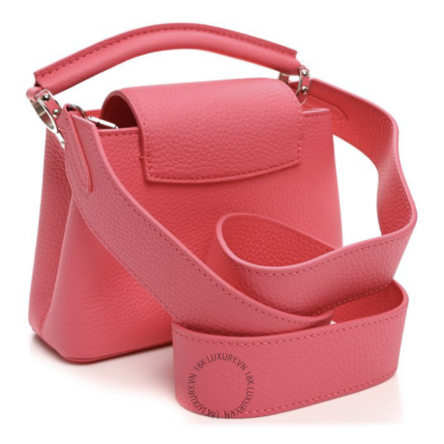 Túi Xách Đeo Chéo Louis Vuitton Taurillon Capucines Mini Pink NSBD213