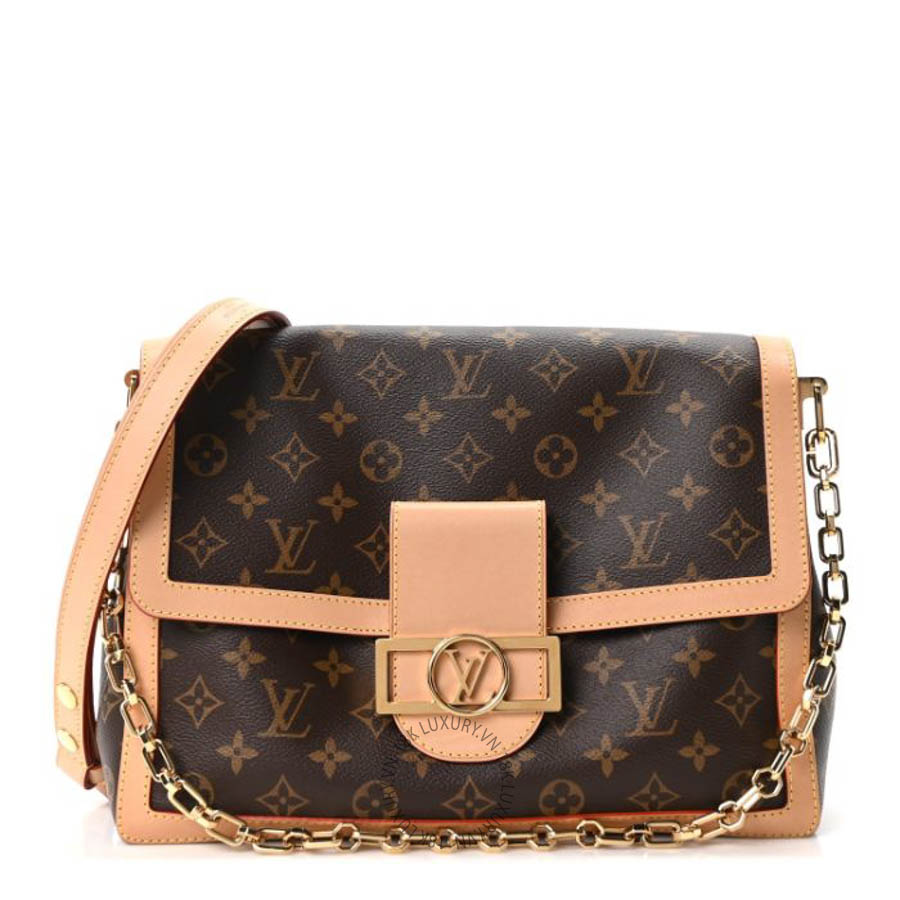 Túi xách đeo chéo LV Monogram Dauphine Soft GM QWE1135