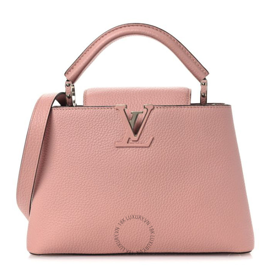 Túi Xách Đeo Chéo LV Taurillon Capucines BB Magnolia QWE1601