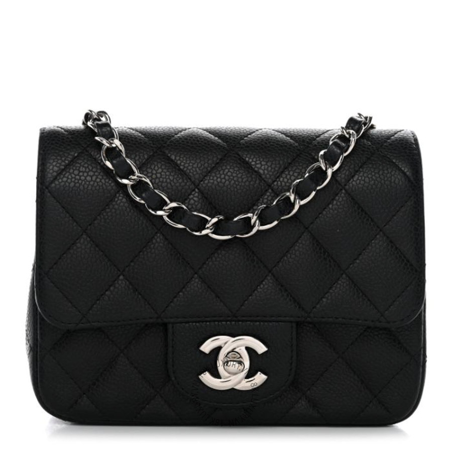 Túi Xách Đeo Chéo Mini Chanel Caviar Quilted Mini Square Flap Black CVB739
