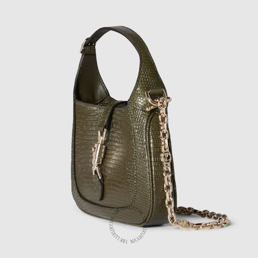 Túi Xách Đeo Chéo Mini Gucci Jackie 1961 lizard bag 675799 LUZ0G 3037 GFD327