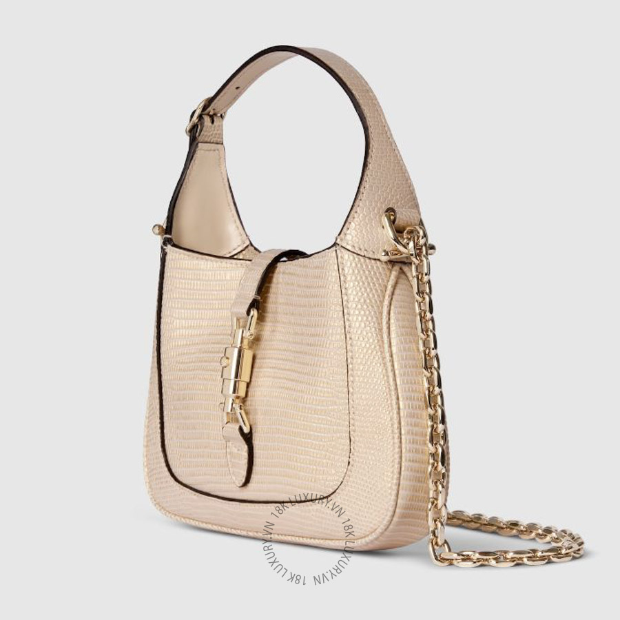 Túi Xách Đeo Chéo Mini Gucci Jackie 1961 lizard bag 677027 EABGE 8712 GFD326