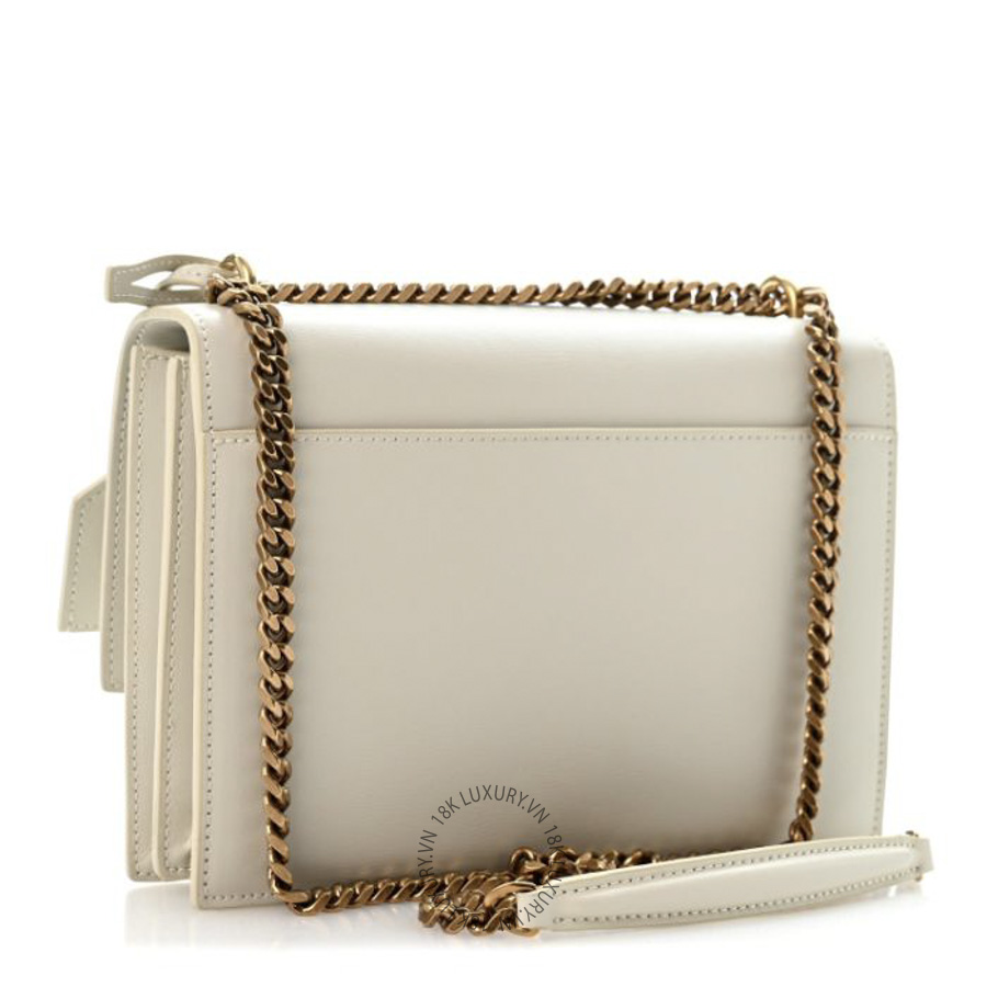 Túi Xách Đeo Chéo Yves Saint Laurent Calfskin Medium Monogram Sunset Crema Soft ZZN341