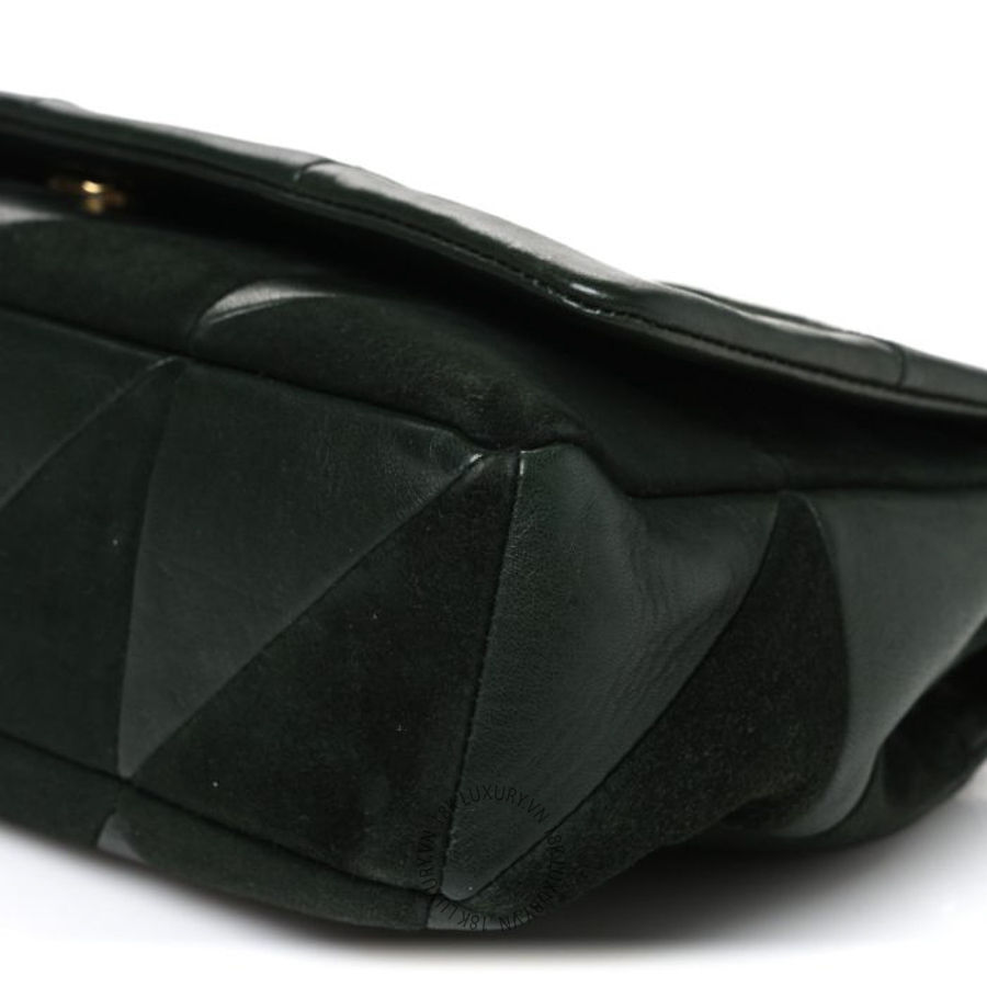 Túi Xách Đeo Chéo Yves Saint Laurent Lambskin Suede Patchwork Monogram Medium Jamie Vert Fonce ZZN120 20 Túi Xách Đeo Chéo Yves Saint Laurent Lambskin Suede Patchwork Monogram Medium Jamie Vert Fonce ZZN120