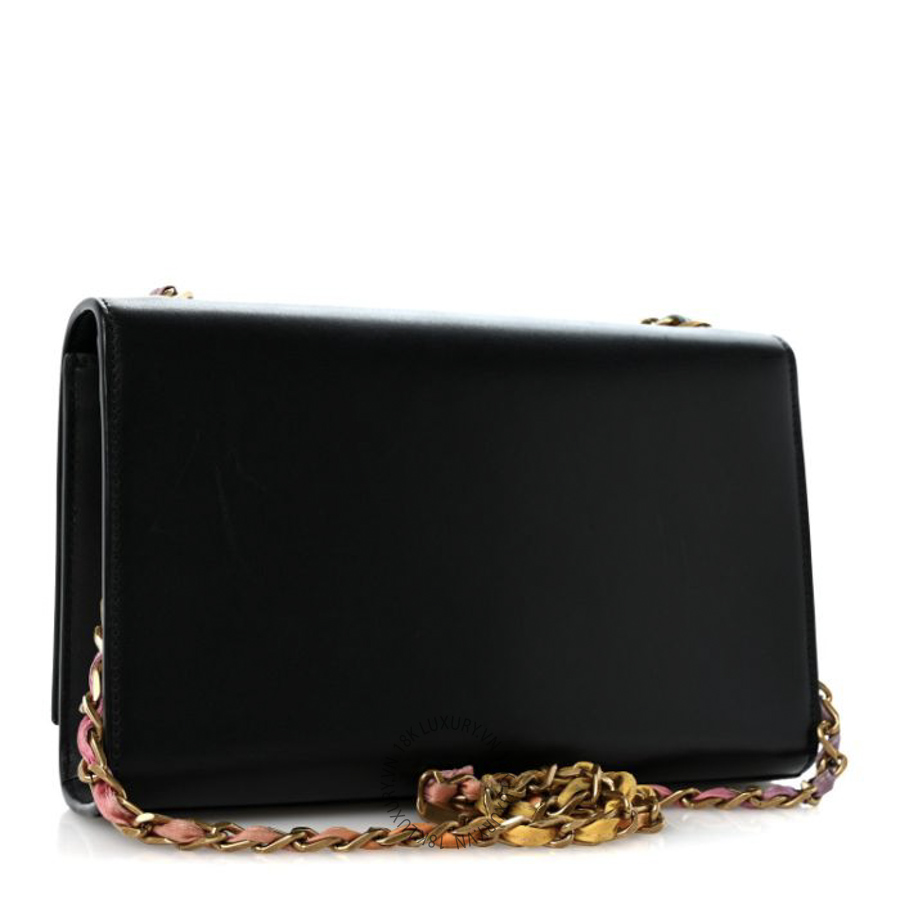 Túi Xách Đeo Chéo Yves Saint Laurent Smooth Calfskin Medium Classic Monogram Kate Satchel Black ZZN107