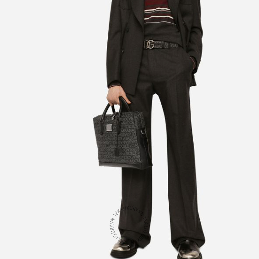 Túi xách Dolce Gabbana Coated jacquard briefcase BM1590AJ7058B969 NTDL100