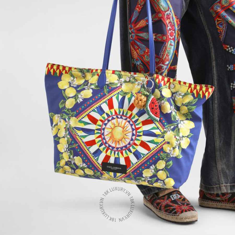 Túi xách Dolce Gabbana Essenza shopping bag in printed poplin BM2658A0645HH6FC NTDL018