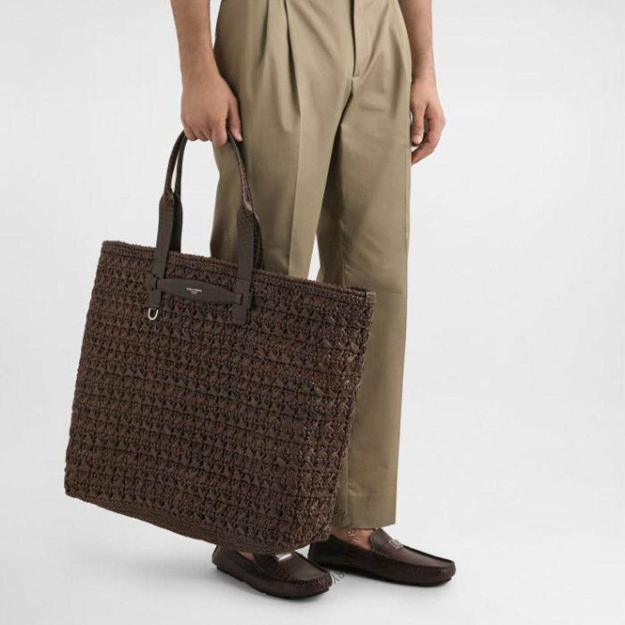 Túi xách Dolce Gabbana Raffia crochet shopper BM2453A9N968C895 NTDL127