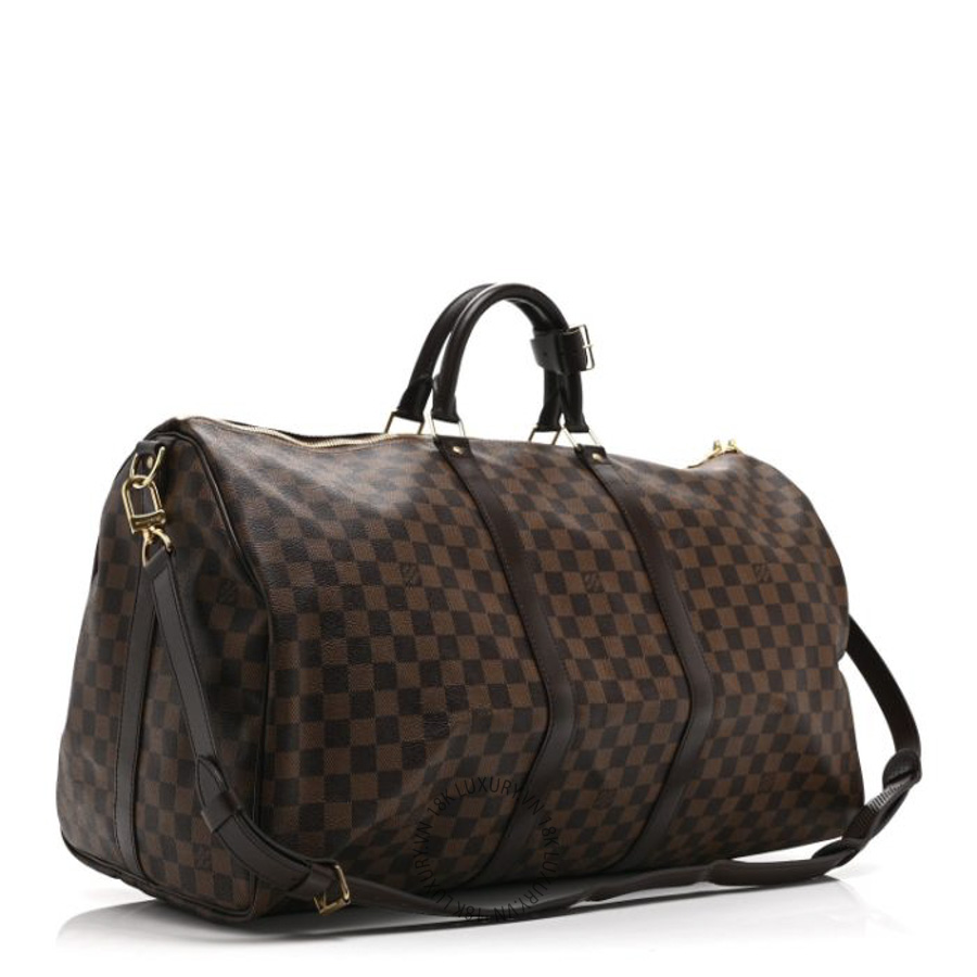 Túi Xách Du Lịch Louis Vuitton Damier Ebene Keepall Bandouliere 55 MNGR471