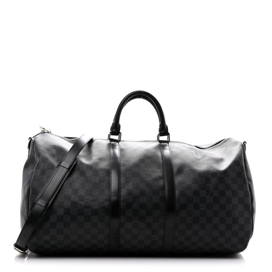 Túi Xách Du Lịch Louis Vuitton Damier Graphite Keepall Bandouliere 55 MNGR698
