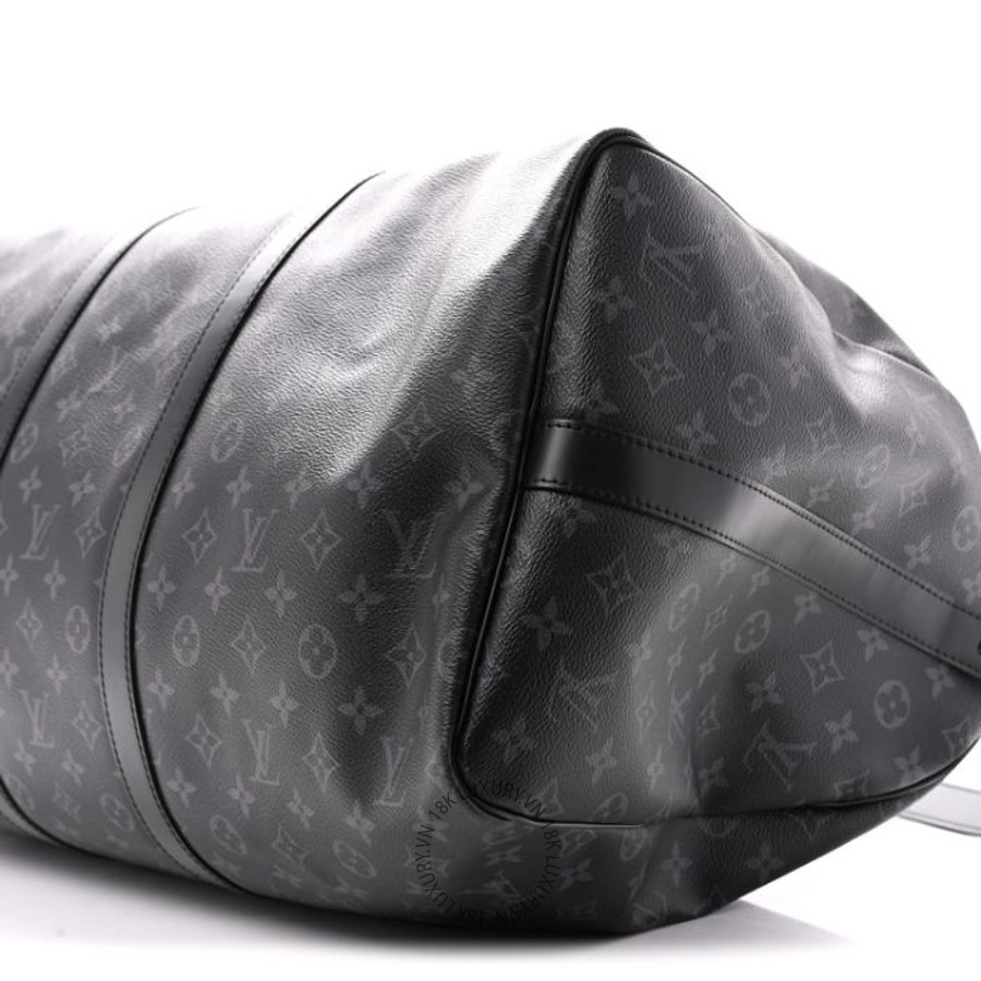 Túi Xách Du Lịch Louis Vuitton Monogram Eclipse Keepall Bandouliere 55 MNGR666 20 Túi Xách Du Lịch Louis Vuitton Monogram Eclipse Keepall Bandouliere 55 MNGR666