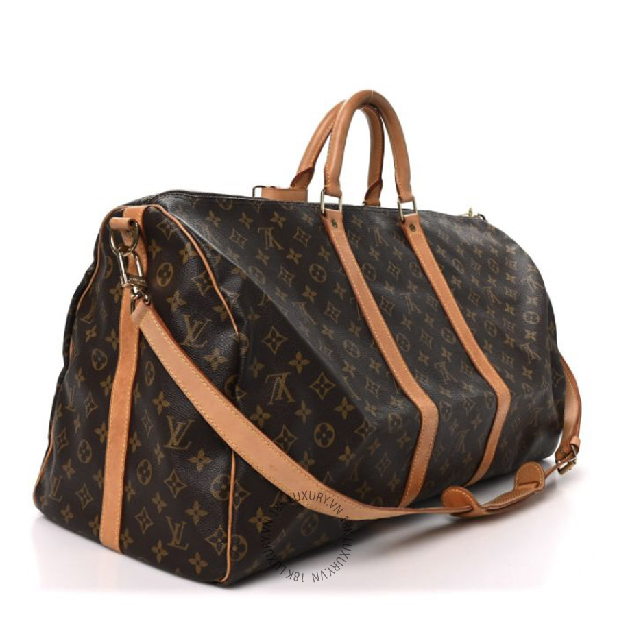 Túi Xách Du Lịch Louis Vuitton Monogram Keepall Bandouliere 55 MNGR596