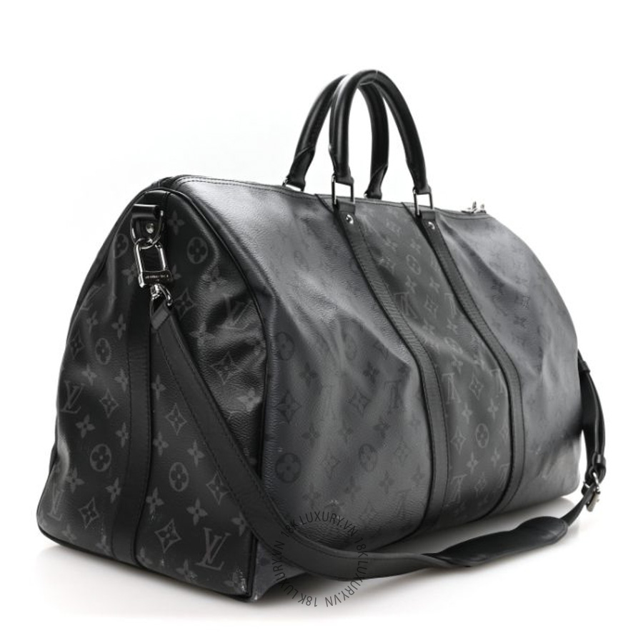 Túi Xách Du Lịch Louis Vuitton Reverse Monogram Eclipse Keepall Bandouliere 50 MNGR696