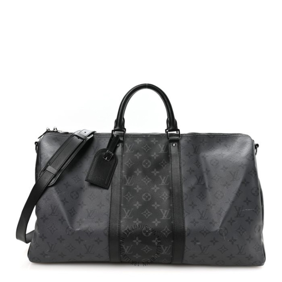 Túi Xách Du Lịch Louis Vuitton Reverse Monogram Eclipse Keepall Bandouliere 50 MNGR696