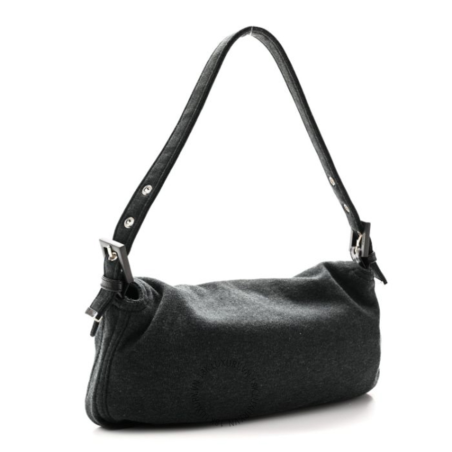 Túi xách Fendi Jersey Baguette Grey Black TFD357