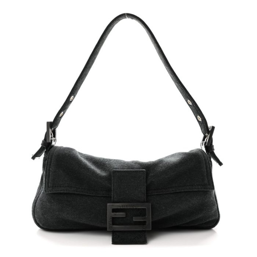 Túi xách Fendi Jersey Baguette Grey Black TFD357