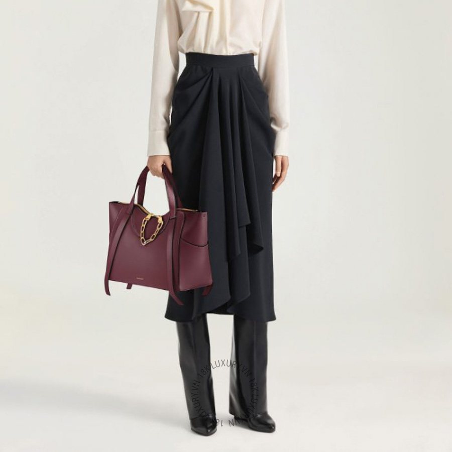 Túi Xách Givenchy Medium The Snatch bag in grained leather BB516SB2DK-542 GHJ141