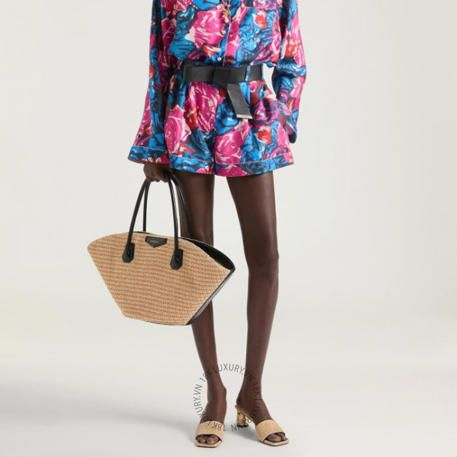 Túi Xách Givenchy Small Antigona basket bag in raffia BB519AB2HD-101 GHJ059