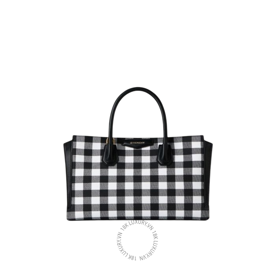 Túi Xách Givenchy Small Antigona Catchall bag in checked canvas BB5197B2JW-004 GHJ088