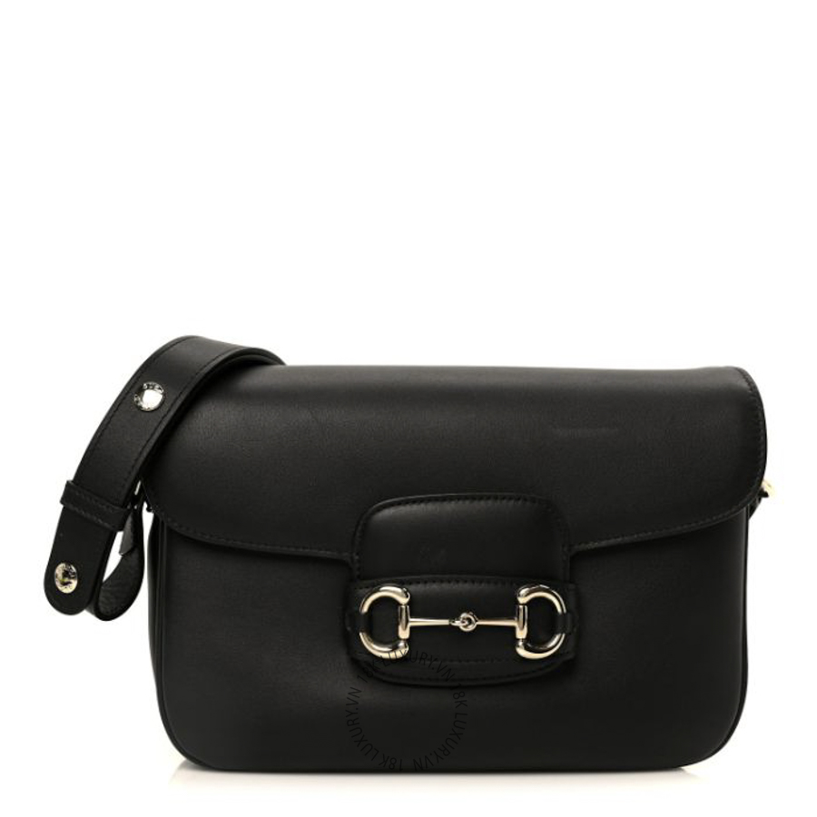Túi Xách Gucci Arabella Calfskin Horsebit 1955 Soft Small Shoulder Bag Black GDCB293