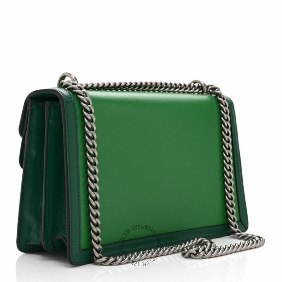 Túi xách Gucci Azalea Calfskin Enamel Small Dionysus Shoulder Bag New Shamarock Emerald NFPG564