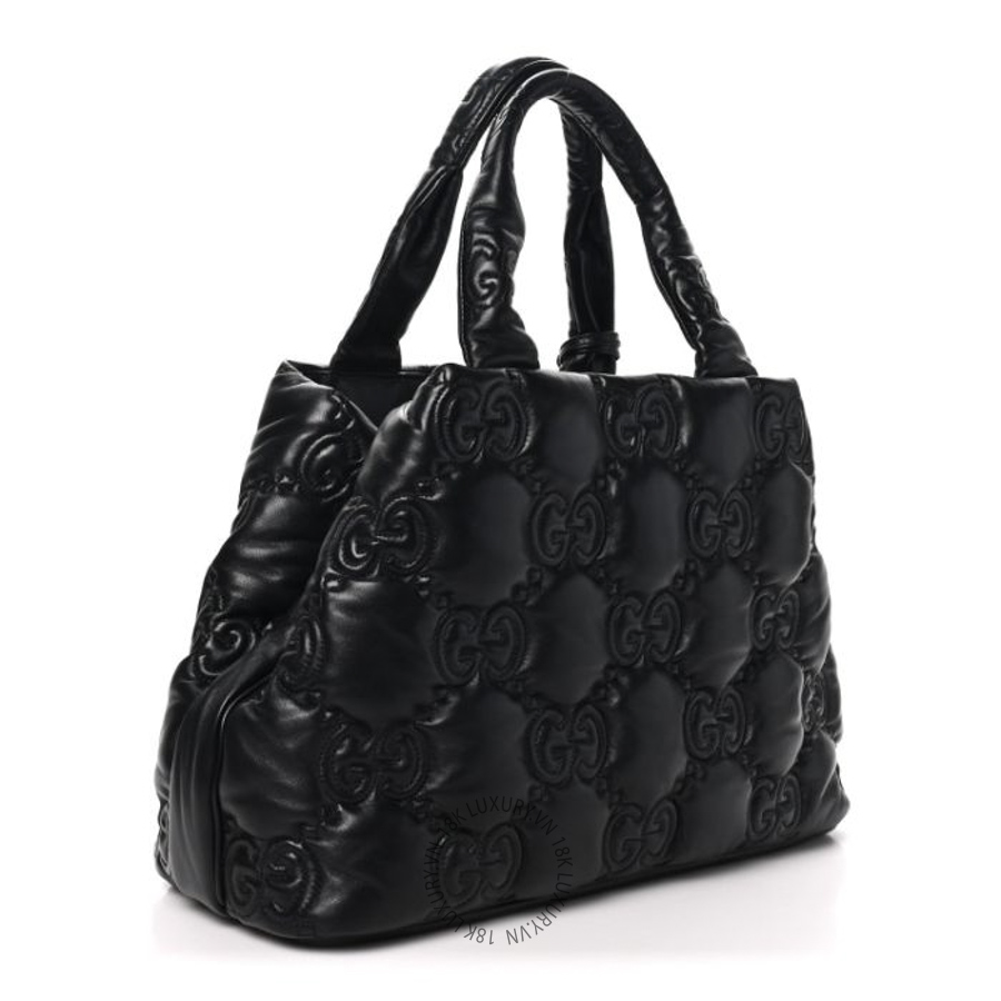 Túi Xách Gucci Calfskin GG Matelasse Large Tote Black GDCB025
