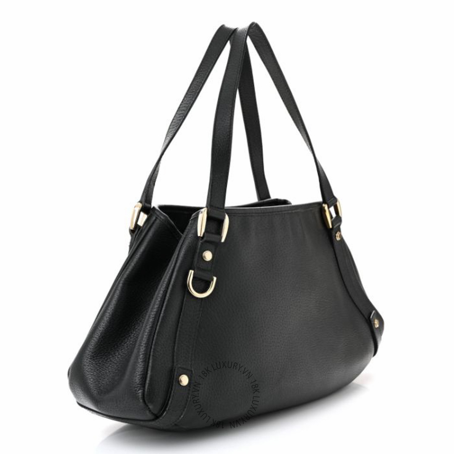 Túi xách Gucci Calfskin Medium Abbey Shoulder Bag Black NFPG661