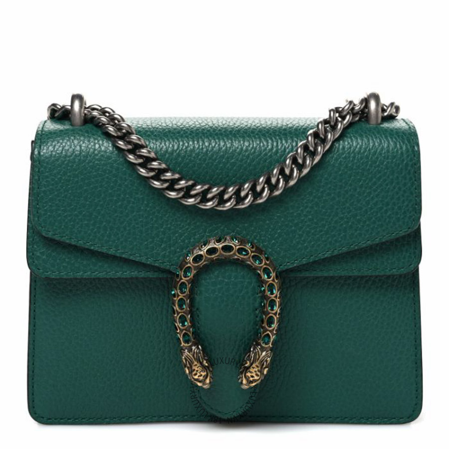Túi xách Gucci Calfskin Mini Dionysus Shoulder Bag Emerald NFPG446