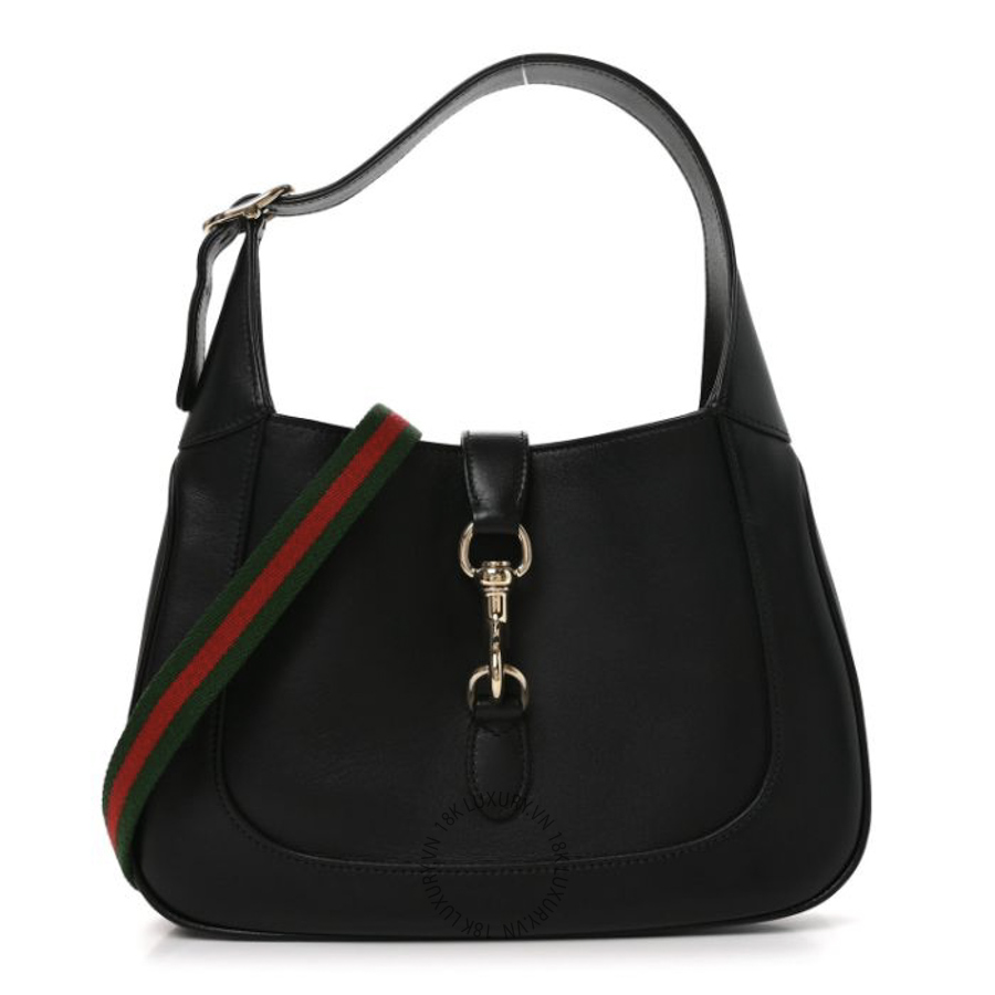 Túi Xách Gucci Calfskin Small Jackie Shoulder Bag Black GDCB703