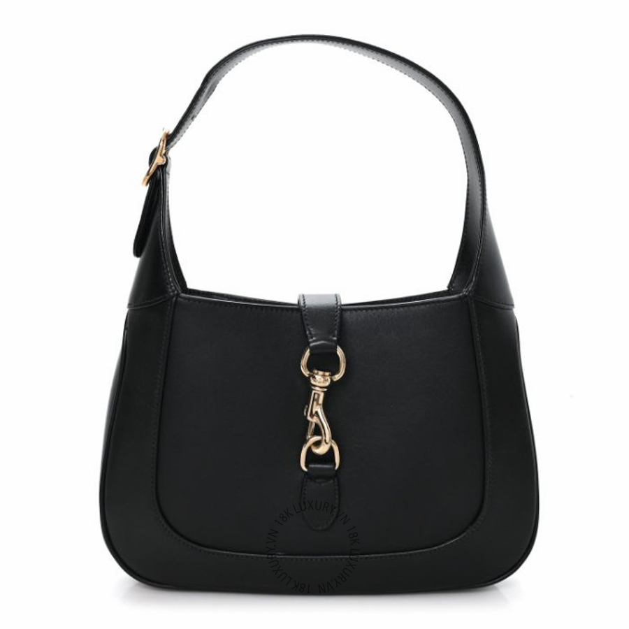 Túi xách Gucci Calfskin Small Jackie Shoulder Bag Black NFPG454