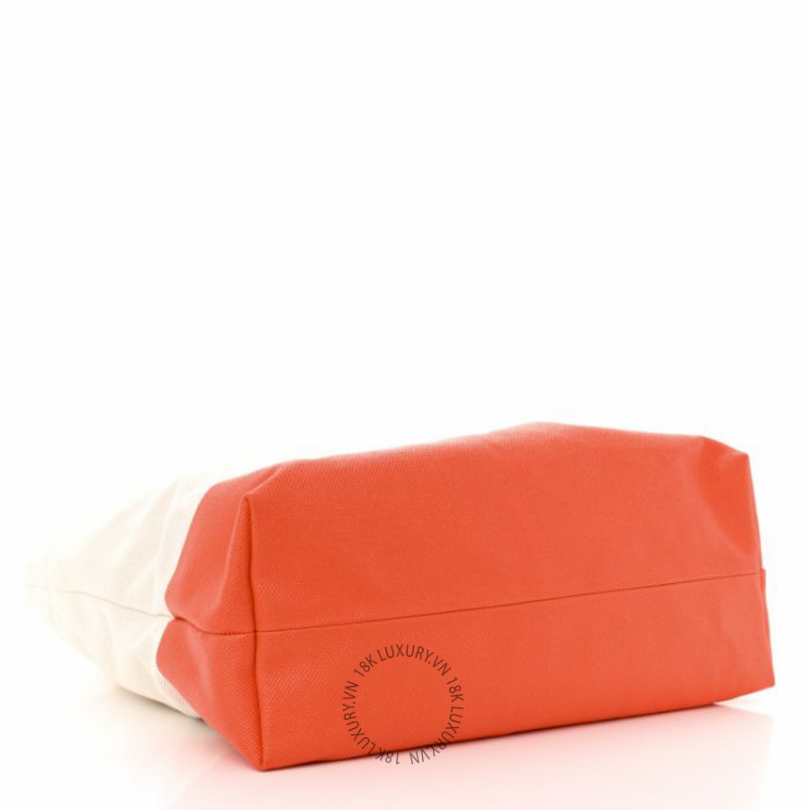 Túi xách Gucci Canvas Logo Embossed Black Tote Natural Orange NFPG574 8 Túi xách Gucci Canvas Logo Embossed Black Tote Natural Orange NFPG574
