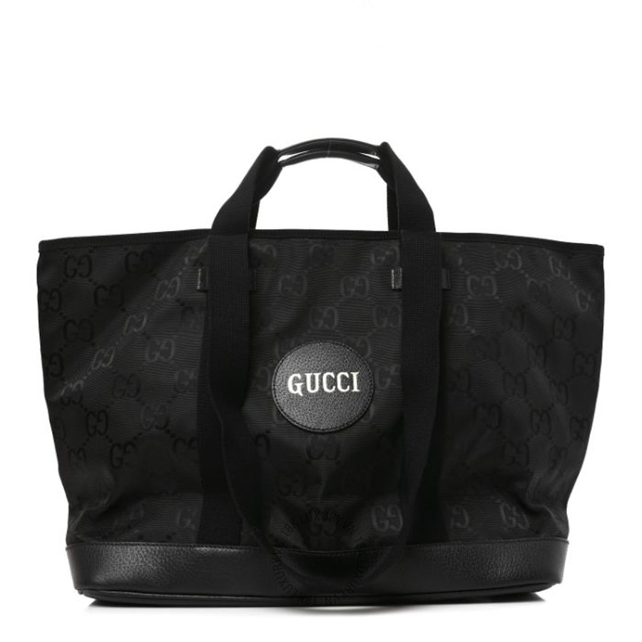 Túi xách Gucci Econyl Nylon Monogram Medium Off The Grid Tote Bag Black GGC715