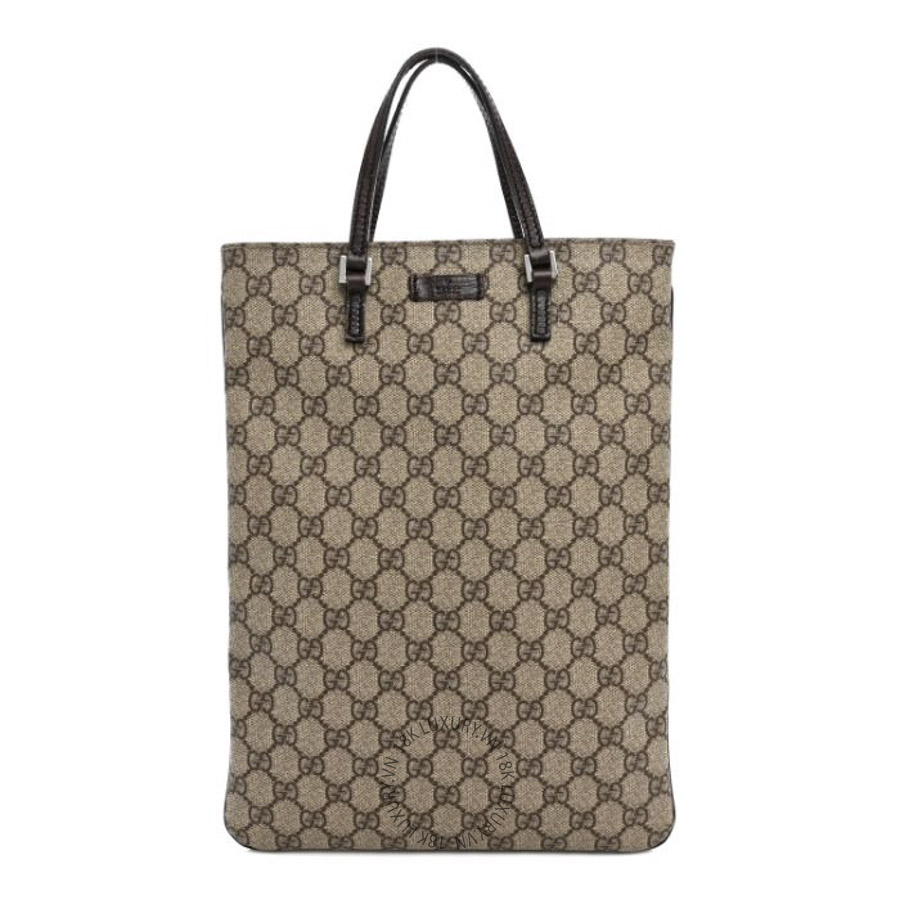 Túi Xách Gucci GG Plus Monogram Flat Vertical Tote Dark Brown GDCB181